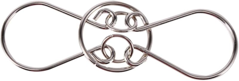 Metal Wire IQ Test Brain Teaser Puzzles 8Pcs Set Logic Games for Adults and Kids - Image 2